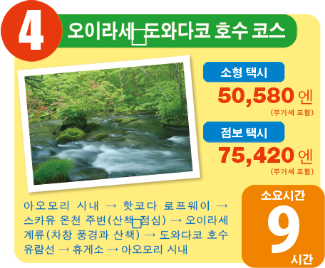 4.Oirase and Lake Towada Course