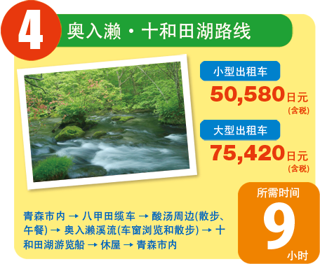 4.Oirase and Lake Towada Course